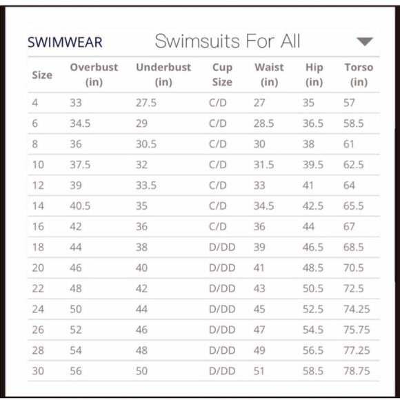 NWT SWIMSUITS FOR ALL PURPLE AND NAVY SWIM DRESS UW CUP SIZE 20 - Picture 5 of 14